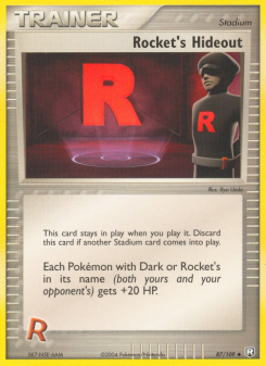 Rocket's Hideout - pokemon TCG Card