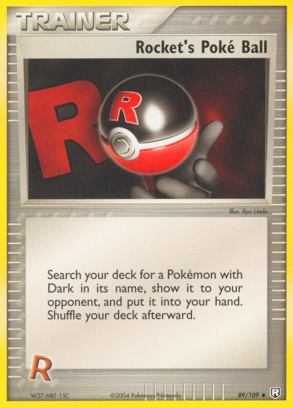 Rocket's Poké Ball - Pokémon TCG Card