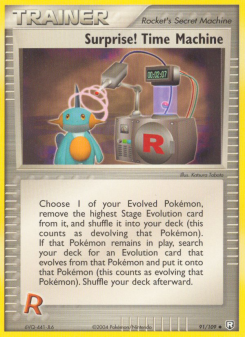 Surprise! Time Machine - pokemon TCG Card