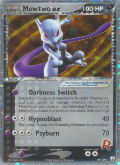 Rocket's Mewtwo ex - pokemon TCG Card