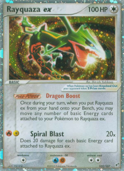 Rayquaza ex - pokemon TCG Card