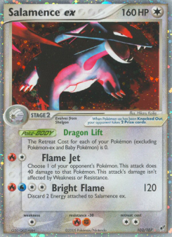 Salamence ex - pokemon TCG Card