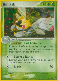 Ninjask - pokemon TCG Card