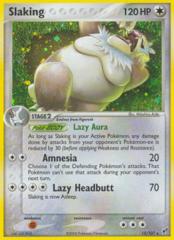 Slaking - pokemon TCG Card