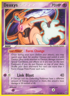 Deoxys - pokemon TCG Card