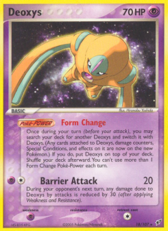 Deoxys - pokemon TCG Card