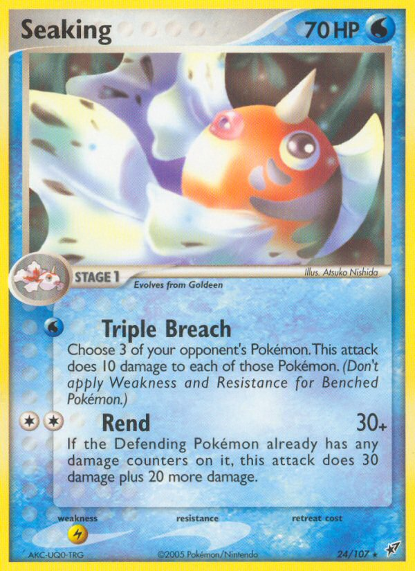 Seaking - Pokémon TCG Card