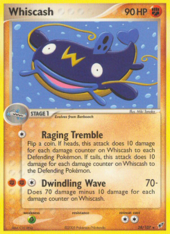 Whiscash - pokemon TCG Card