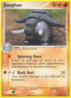 Donphan - pokemon TCG Card