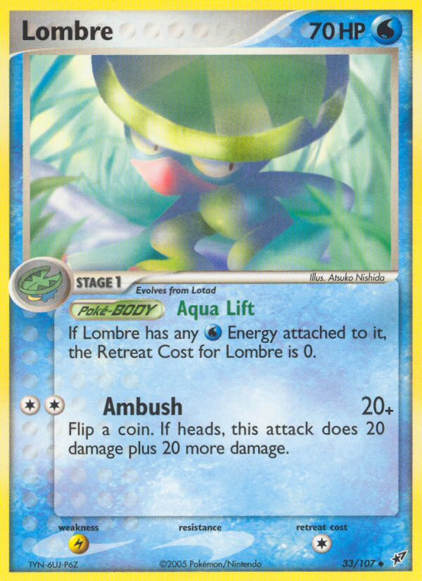 Lombre - Pokémon TCG Card