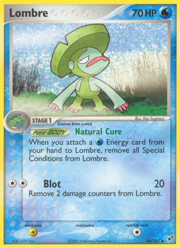 Lombre - Pokémon TCG Card