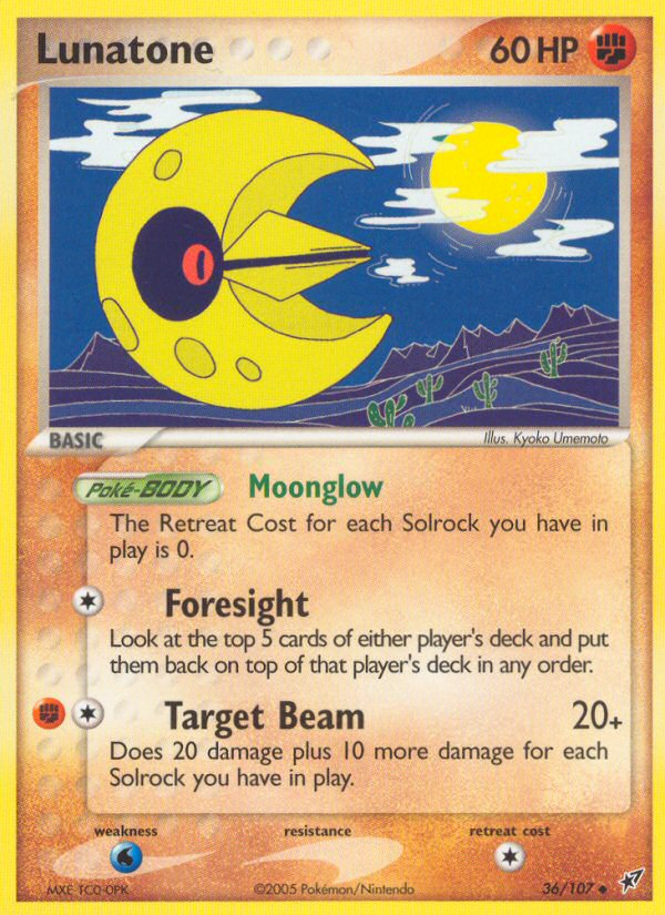 Lunatone - Pokémon TCG Card