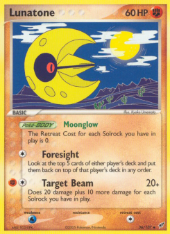 Lunatone - pokemon TCG Card