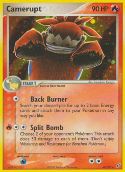 Camerupt - pokemon TCG Card