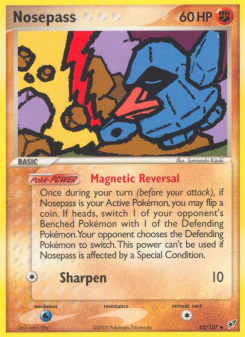 Nosepass - pokemon TCG Card