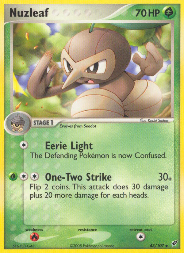 Nuzleaf - Pokémon TCG Card