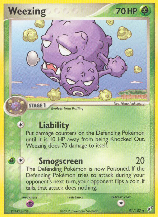 Weezing - Pokémon TCG Card