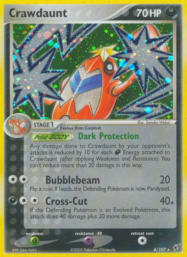 Crawdaunt - Pokémon TCG Card