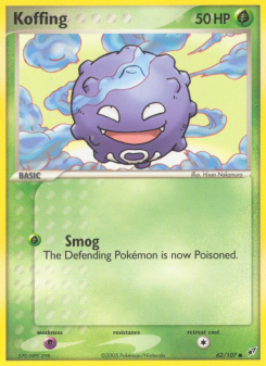 Koffing - pokemon TCG Card