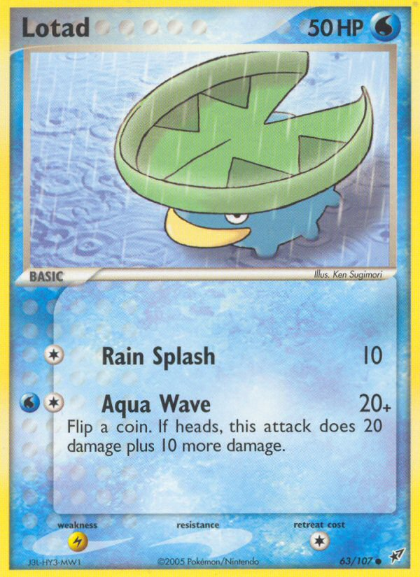 Lotad - Pokémon TCG Card