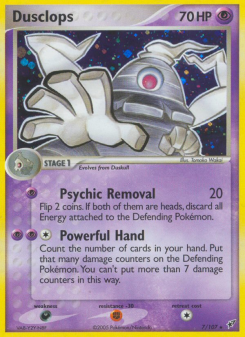 Dusclops - pokemon TCG Card