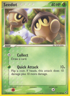 Seedot - pokemon TCG Card