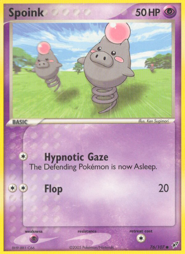 Spoink - Pokémon TCG Card