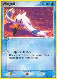 Wingull - pokemon TCG Card