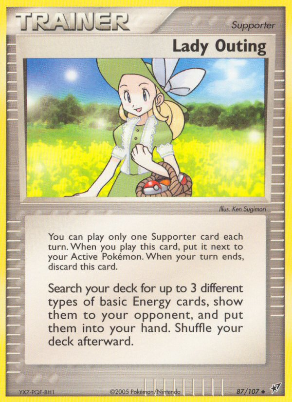 Lady Outing - Pokémon TCG Card