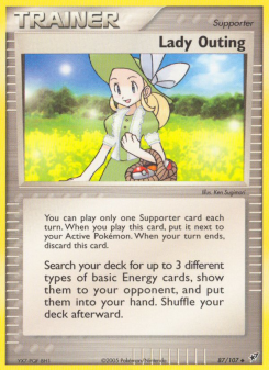 Lady Outing - pokemon TCG Card