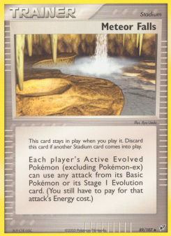Meteor Falls - pokemon TCG Card