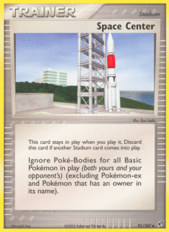 Space Center - pokemon TCG Card