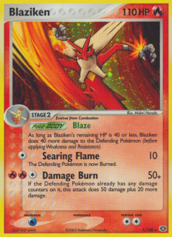 Blaziken - pokemon TCG Card