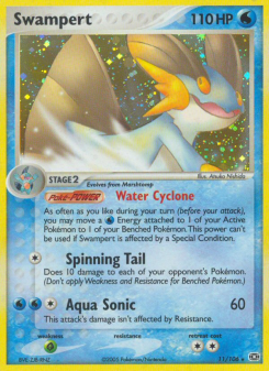 Swampert - pokemon TCG Card