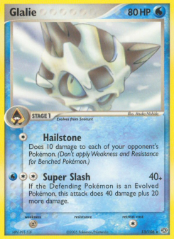 Glalie - pokemon TCG Card