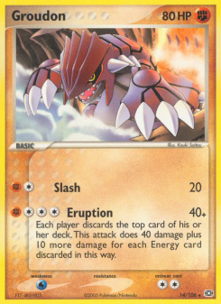 Groudon - pokemon TCG Card