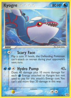 Kyogre - pokemon TCG Card