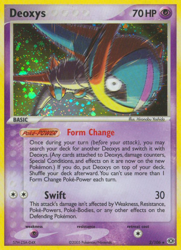 Deoxys - Pokémon TCG Card