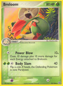 Breloom - pokemon TCG Card