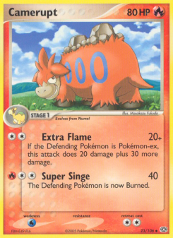 Camerupt - pokemon TCG Card