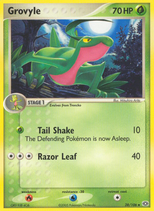 Grovyle - Pokémon TCG Card