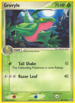 Grovyle - pokemon TCG Card