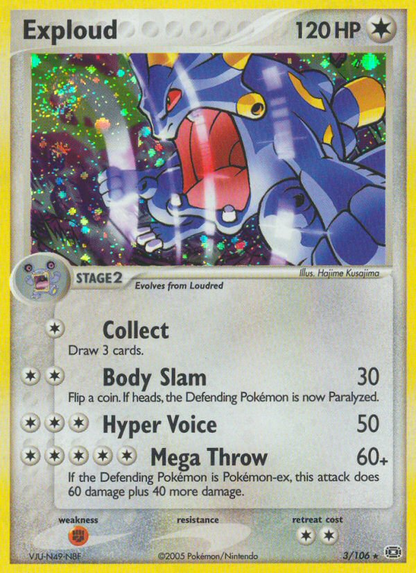 Exploud - Pokémon TCG Card