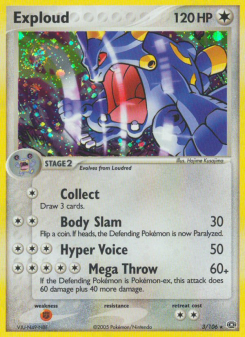 Exploud - pokemon TCG Card