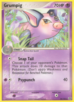 Grumpig - pokemon TCG Card