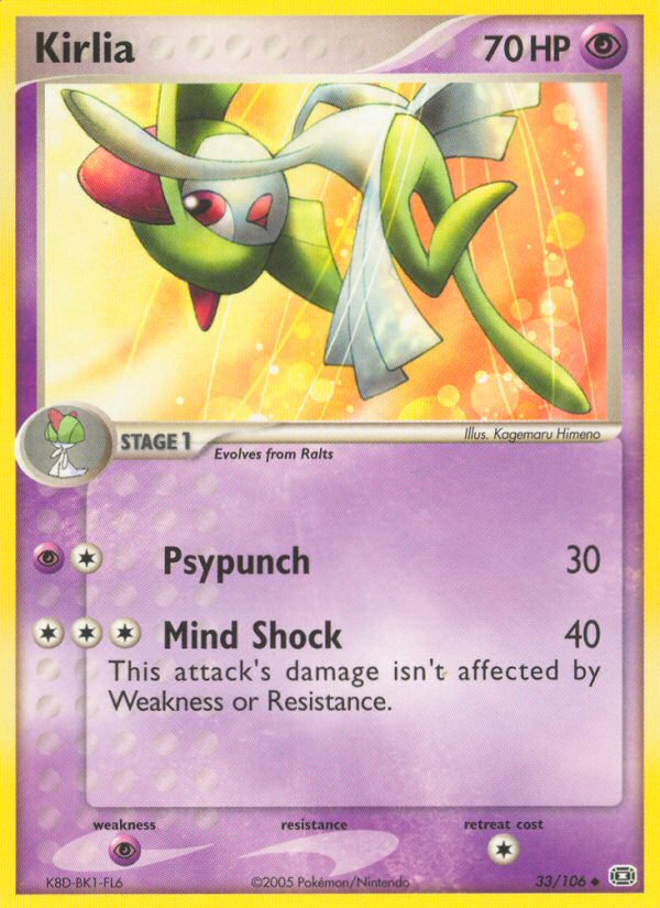 Kirlia - Pokémon TCG Card