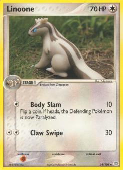 Linoone - pokemon TCG Card