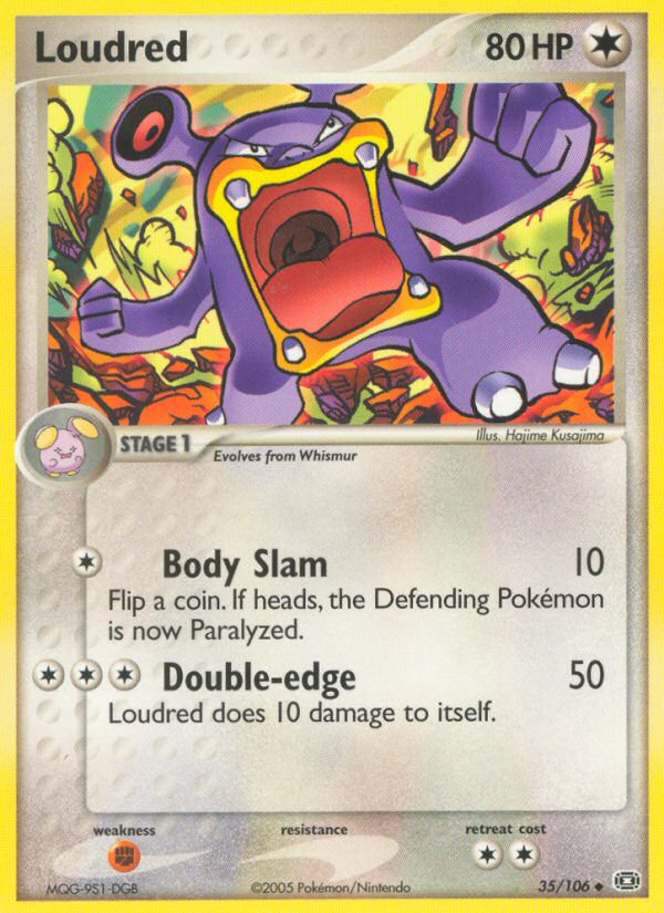 Loudred - Pokémon TCG Card