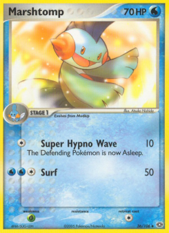 Marshtomp - pokemon TCG Card
