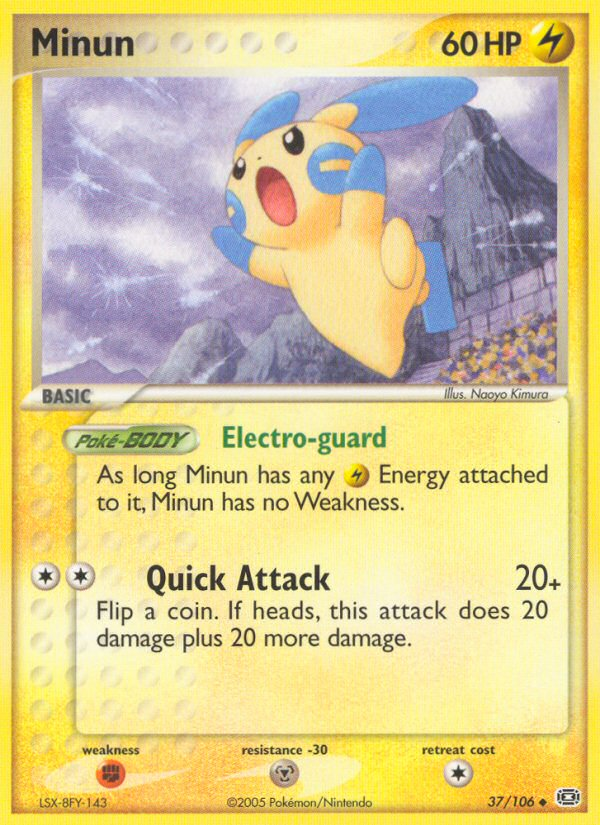 Minun - Pokémon TCG Card